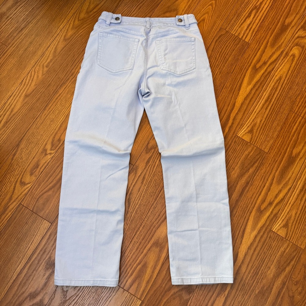 Liz Claiborne Straight Leg Jeans Light Blue WDMUC263 6R - Picture 2 of 11